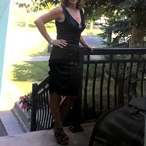 Little black evening dress